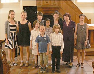 Die Schüler von Klavierlehrerin Frau Tatjana Edelstein